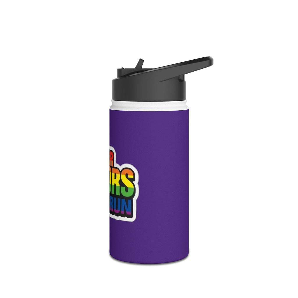 Teaching While Queer Stainless Steel Water Bottle - Perfect for Educators and Allies - EqualiTees.Me