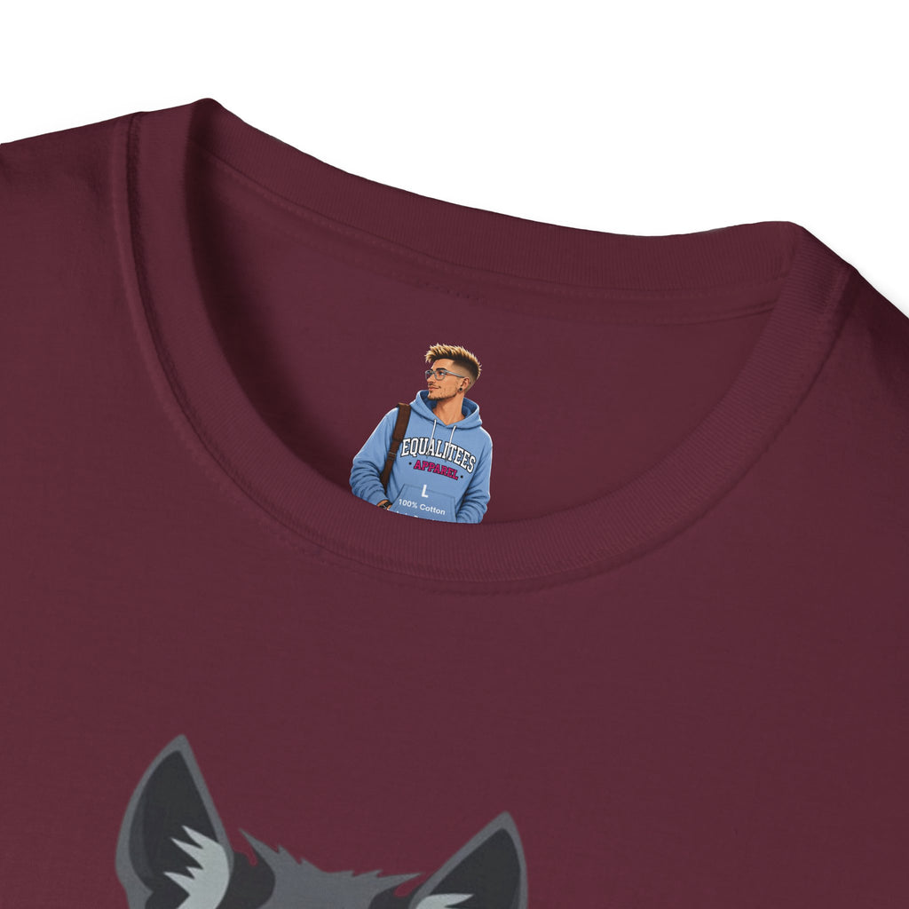Mystical Wolf Design Unisex Softstyle T-shirt