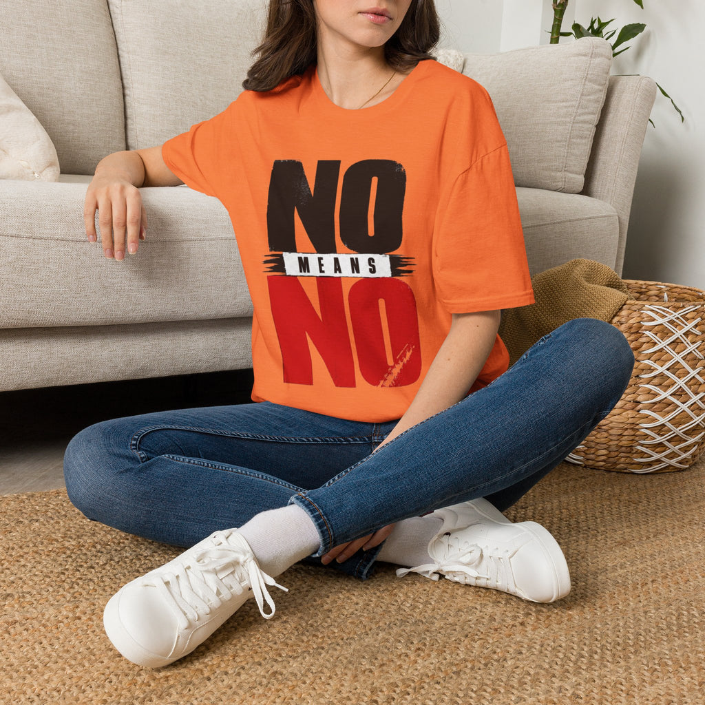 NO Means NO T-Shirt — Consent Awareness Graphic Tee