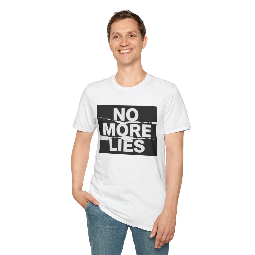 No More Lies T-Shirt — Bold Protest Graphic Tee