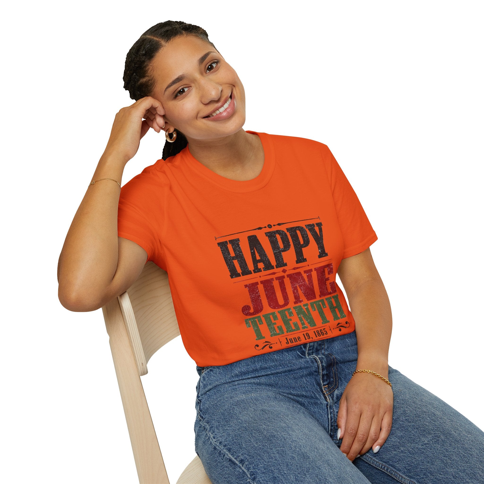 Juneteenth T-Shirt — "Happy Juneteenth" Celebration Tee