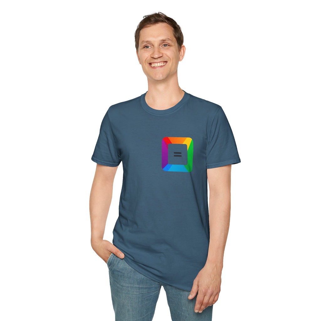 Pride-Theme Unisex Softstyle T-Shirt - "True freedom is Equality for ALL"