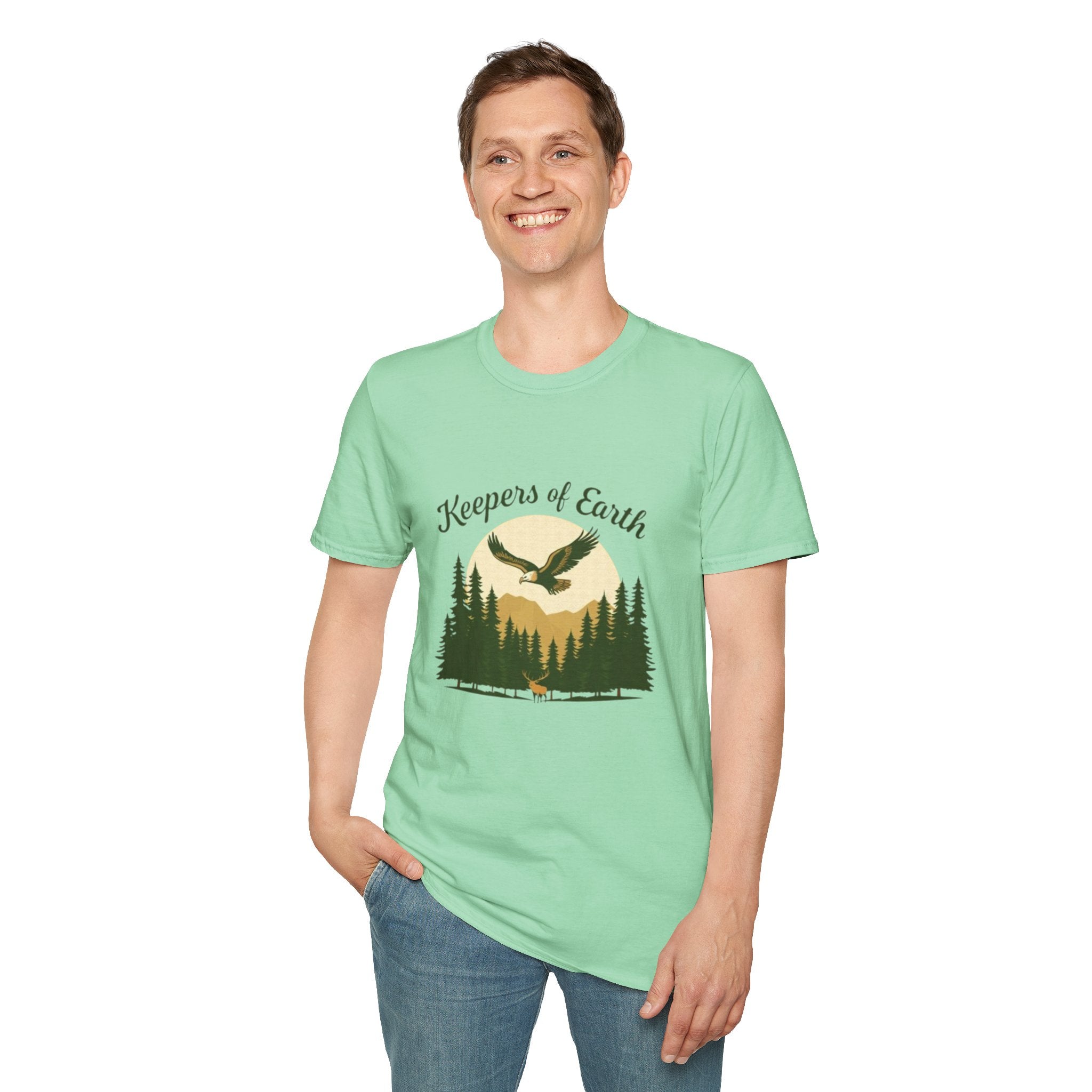 Keepers of the Earth Eagle and Elk T-shirt