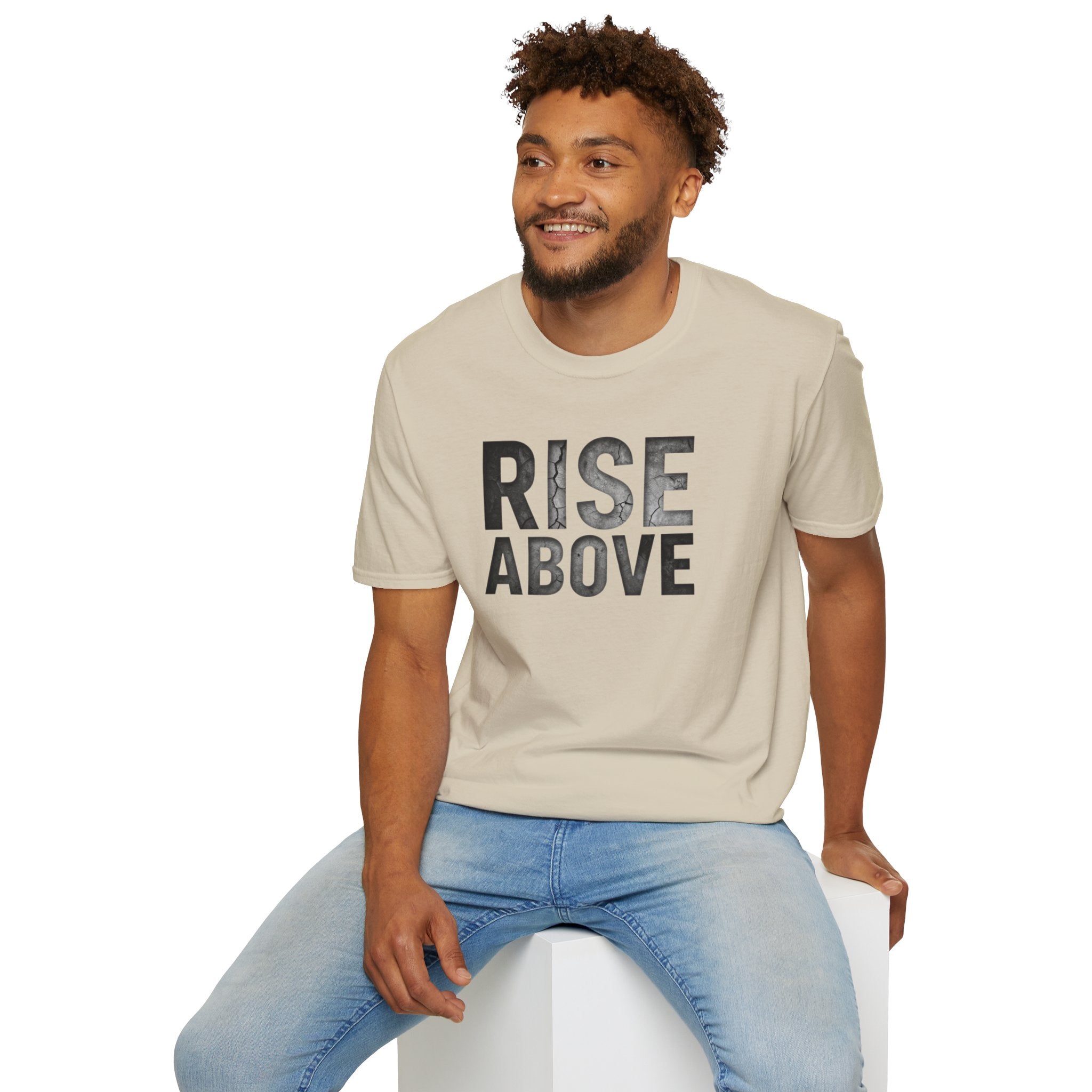 Rise Above Motivational Graphic T-Shirt