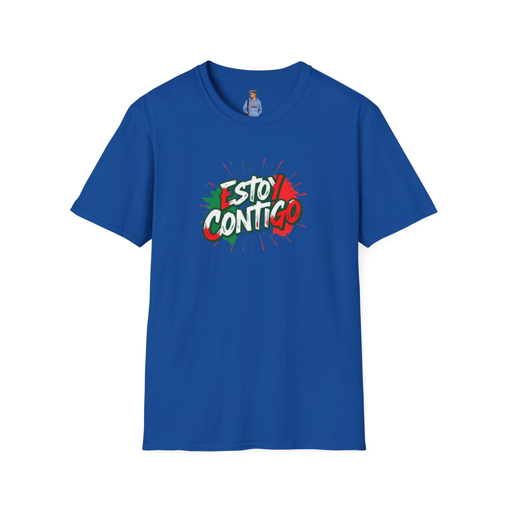 Immigrants Make America Great T-Shirt Estoy Contigo (I Am With You) Unisex Softstyle T-Shirt Classic Protest Tee
