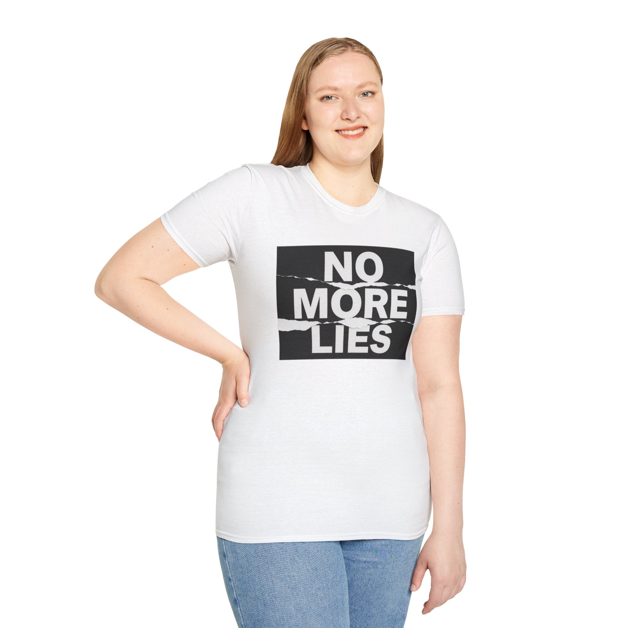 No More Lies T-Shirt — Bold Protest Graphic Tee