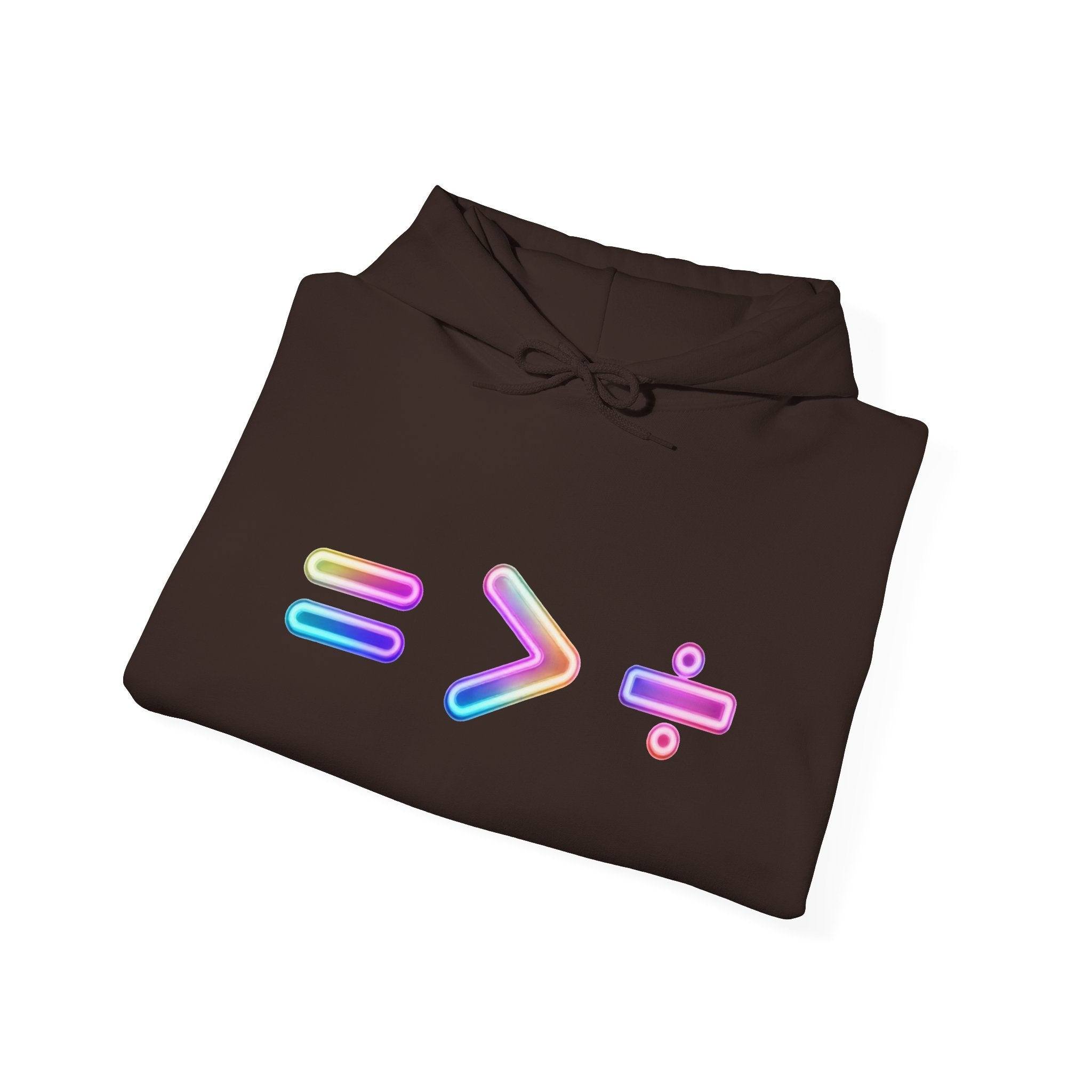 Equality is Greater than Division Neon Style Pullover Hoodie