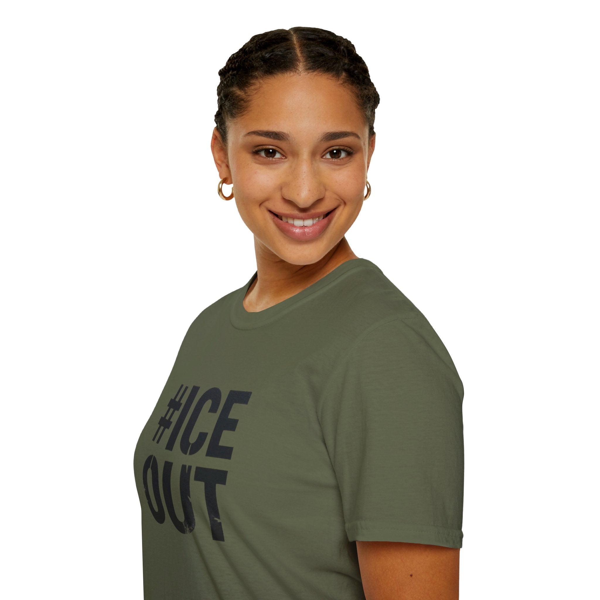 #ICE OUT Political Resistance T-Shirt
