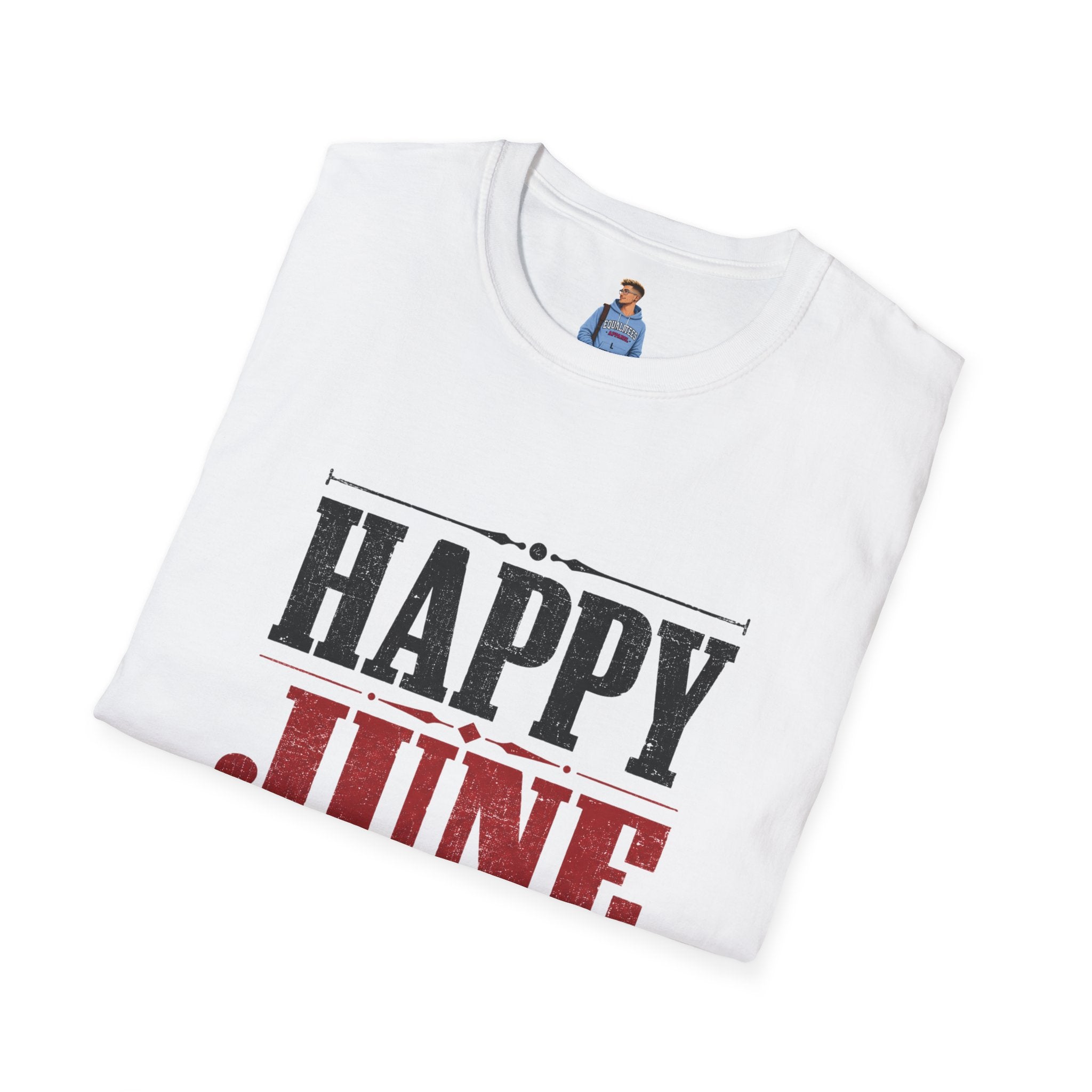 Juneteenth T-Shirt — "Happy Juneteenth" Celebration Tee