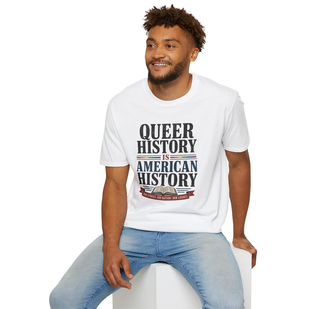 Queer History Is American — Graphic T-Shirt