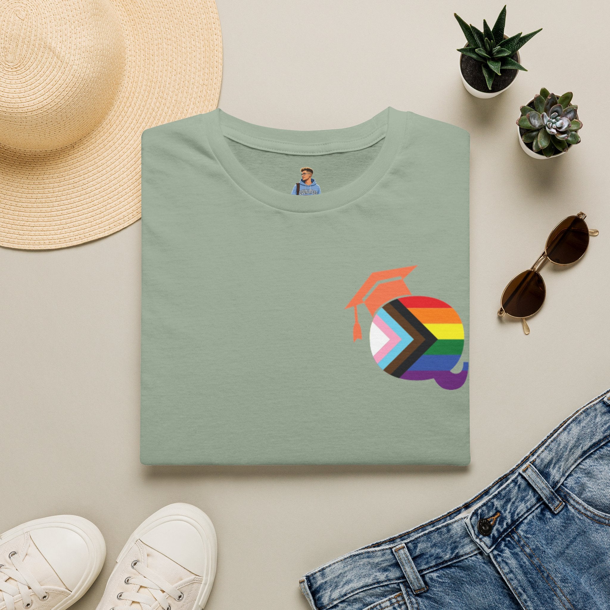 TWQ - Teaching While Queer Unisex Softstyle Logo T-shirt