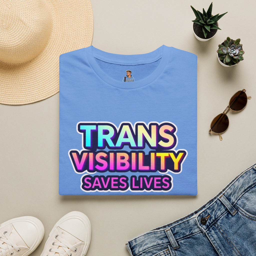 Trans Visibility Saves Lives Statement T-shirt
