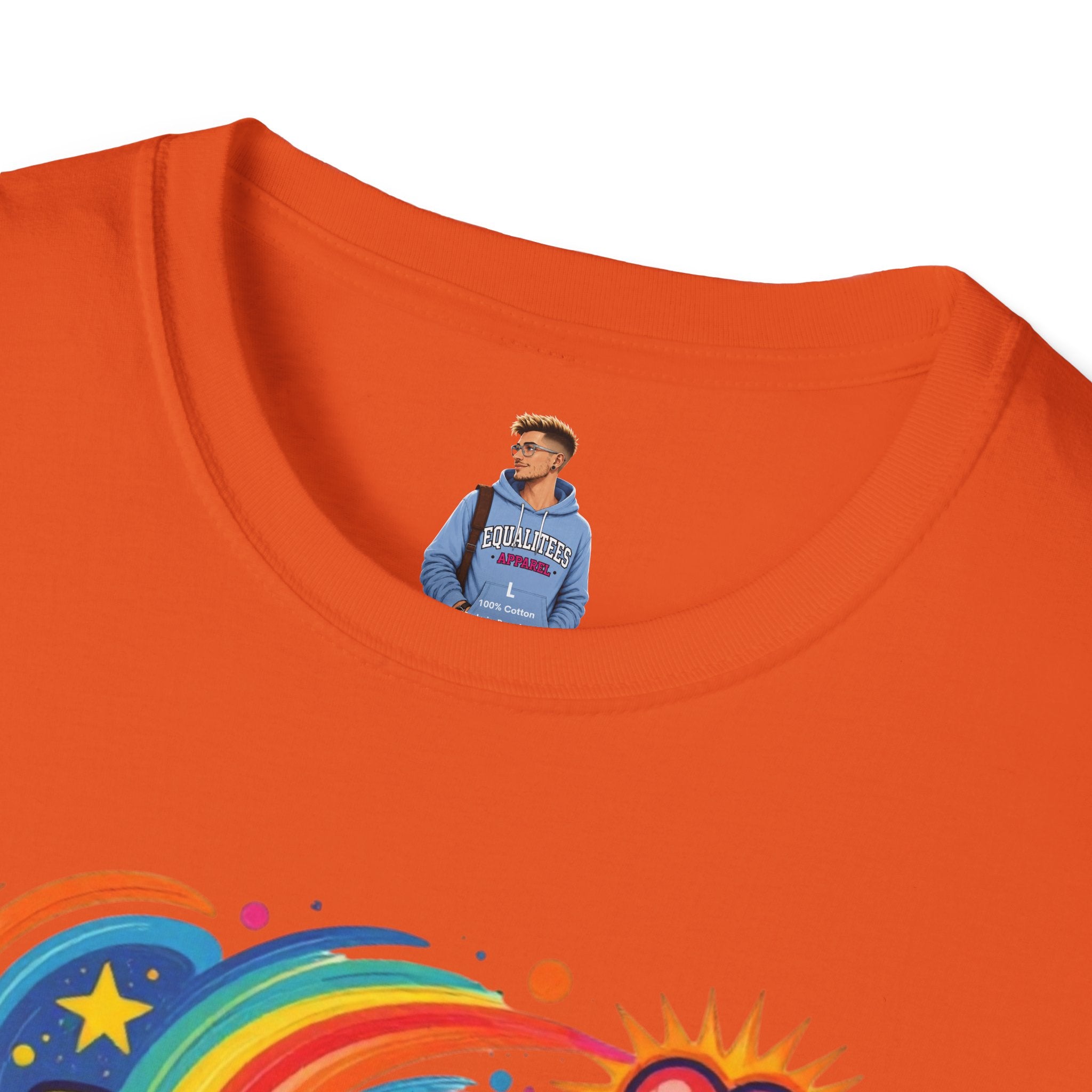 Love Is My Religion Retro Rainbow Graphic T-shirt