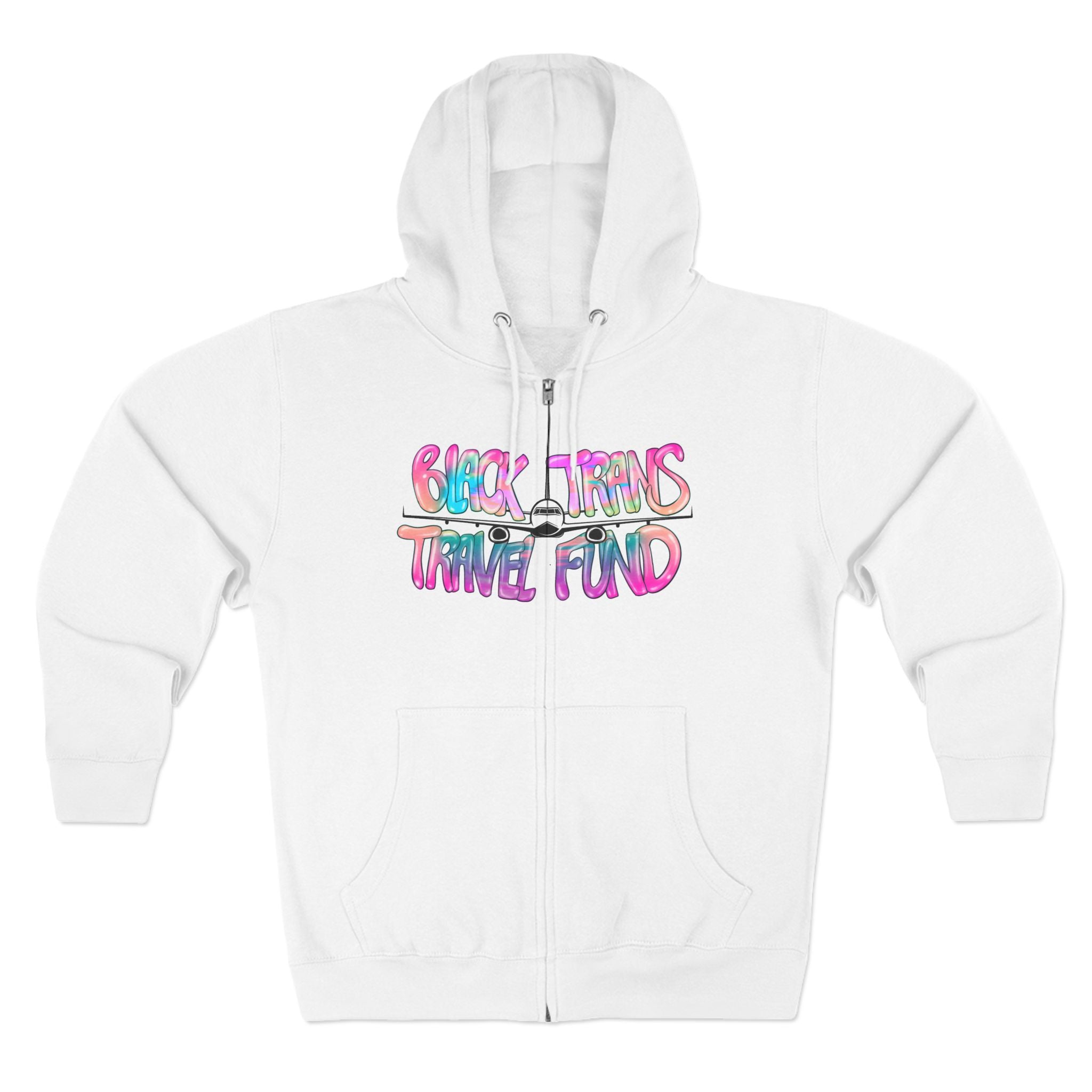 BTTF - Black Trans Travel Fund Unisex Zip-Up Hoodie