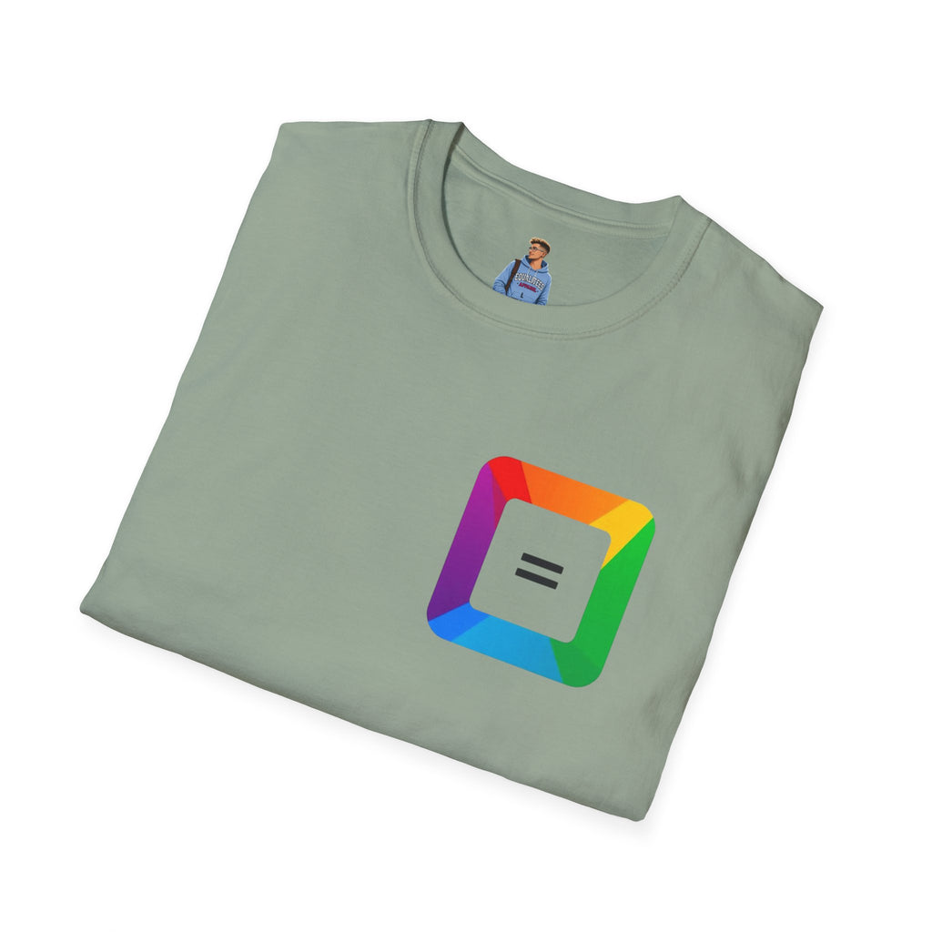 Pride-Theme Unisex Softstyle T-Shirt - "True freedom is Equality for ALL"