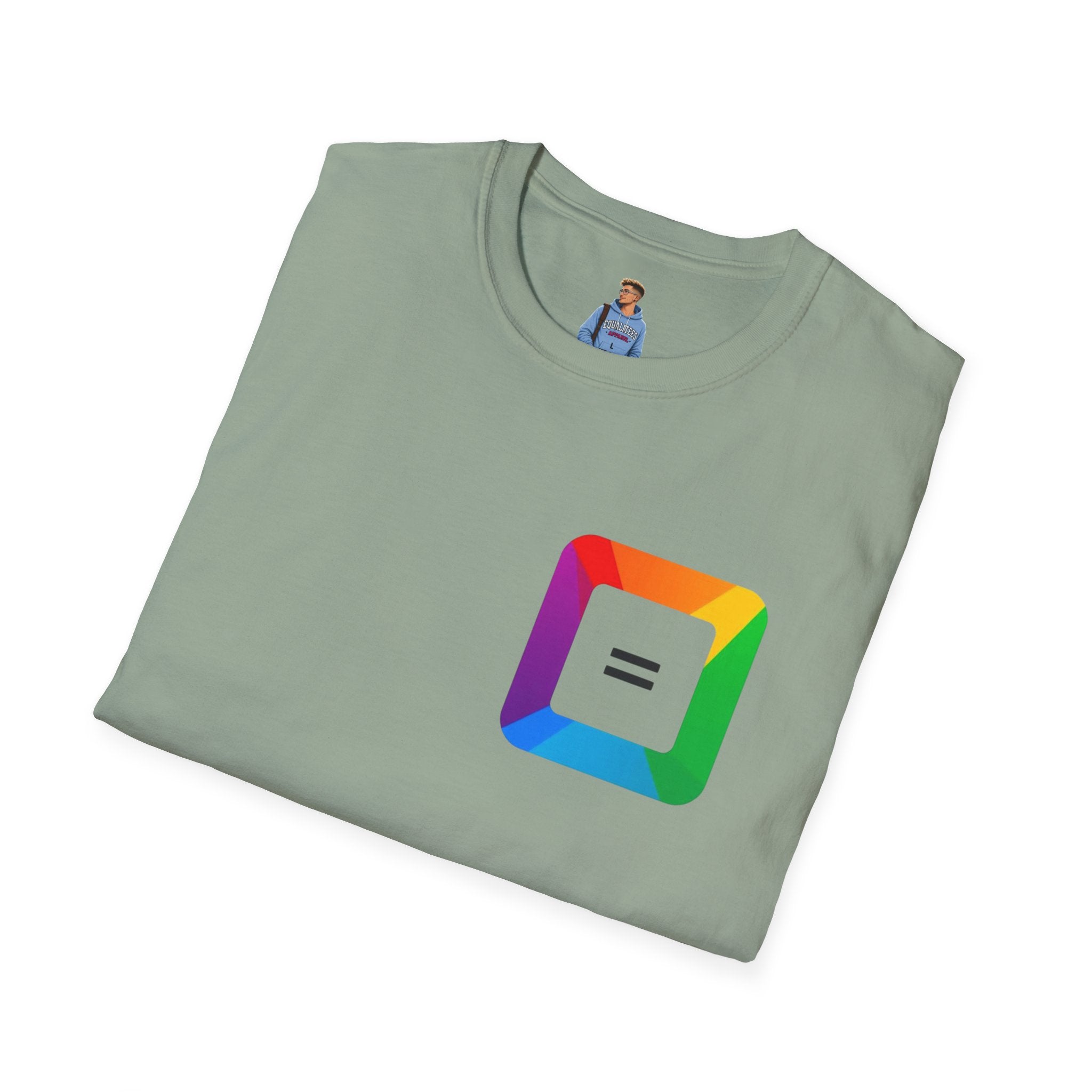 Pride-Theme Unisex Softstyle T-Shirt - "True freedom is Equality for ALL"