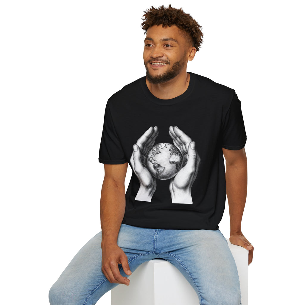 Earth in Your Hands T-Shirt — Protect the Planet Graphic Tee