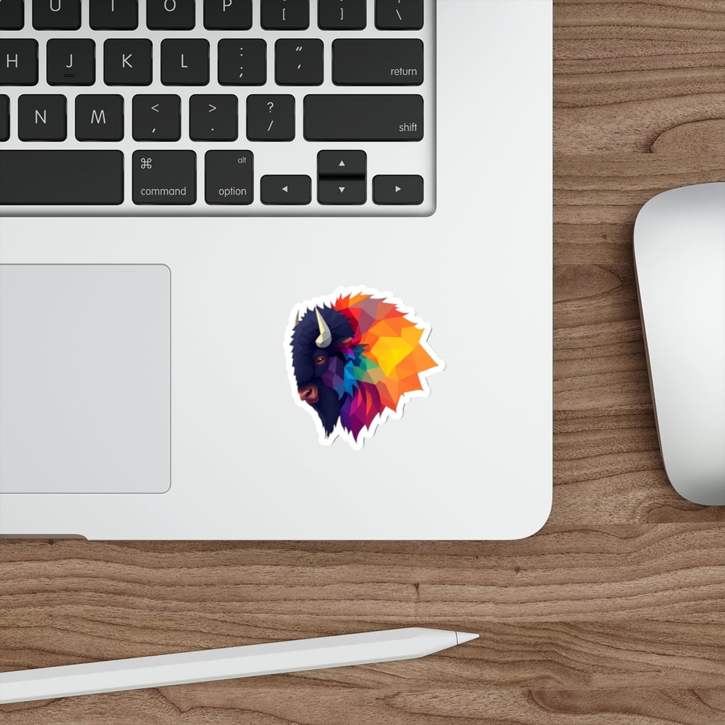 Die-Cut Stickers - Pride Bison - EqualiTees.Me