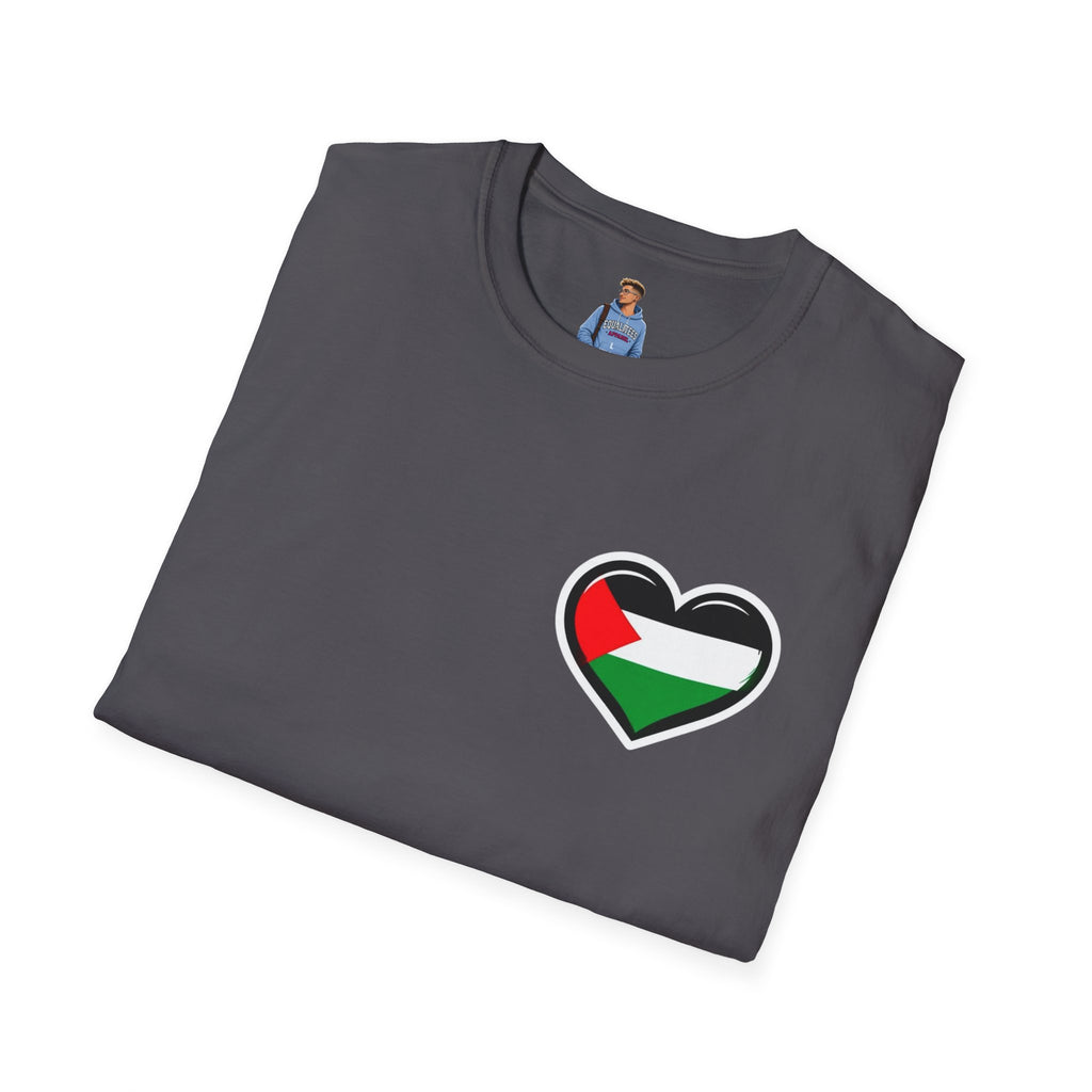 Camiseta unisex de estilo suave: "Apoya a Gaza y todos somos Palestina".