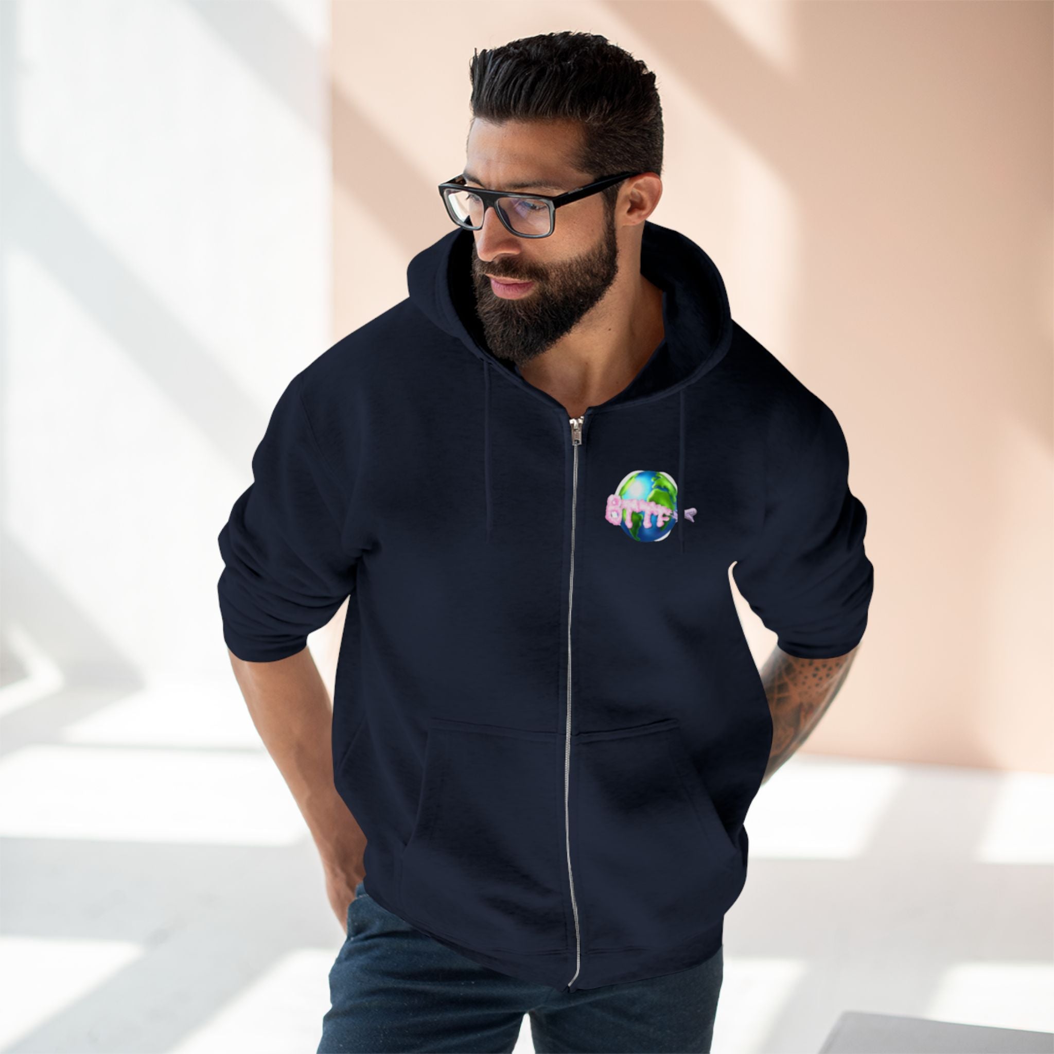 BTTF - Black Trans Travel Fund Unisex Zip-Up Hoodie
