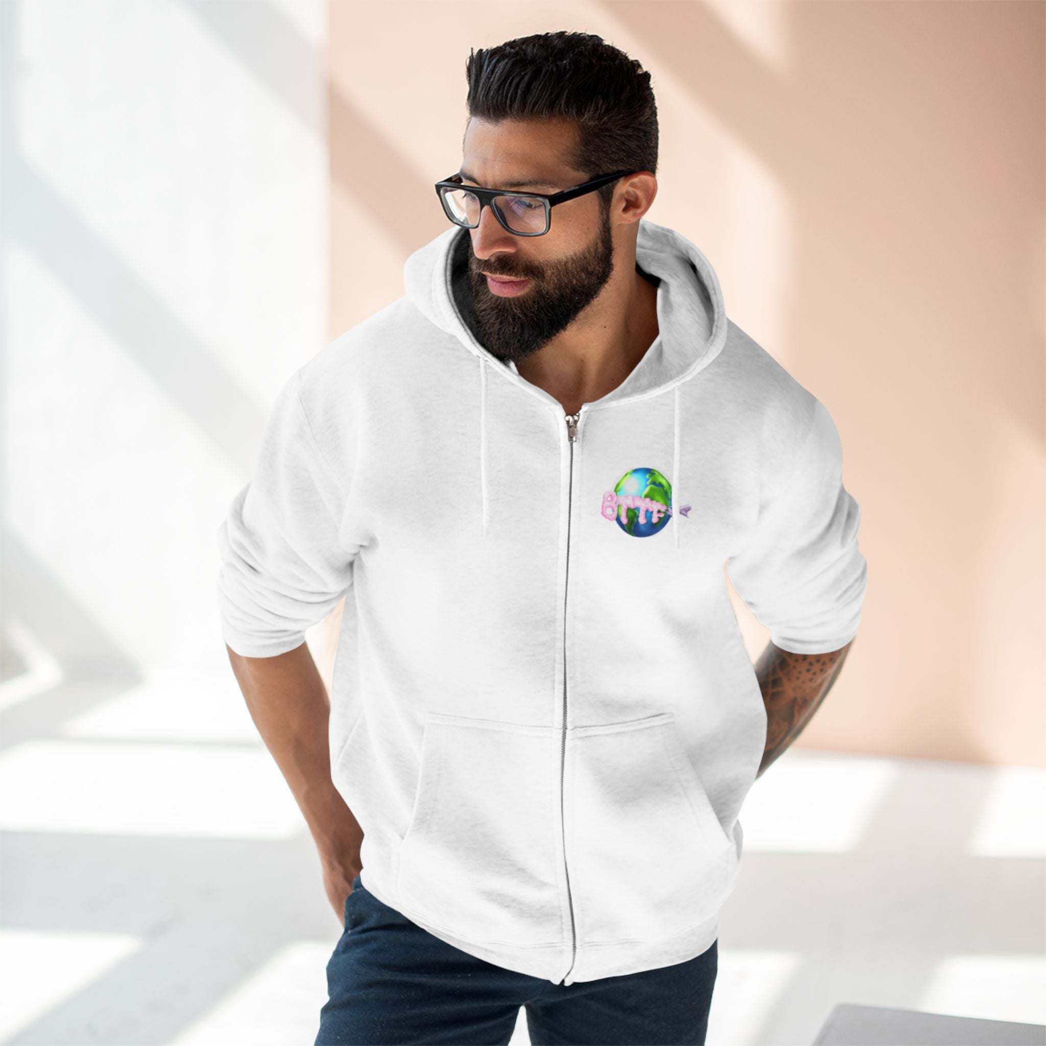 BTTF - Black Trans Travel Fund Unisex Zip-Up Hoodie
