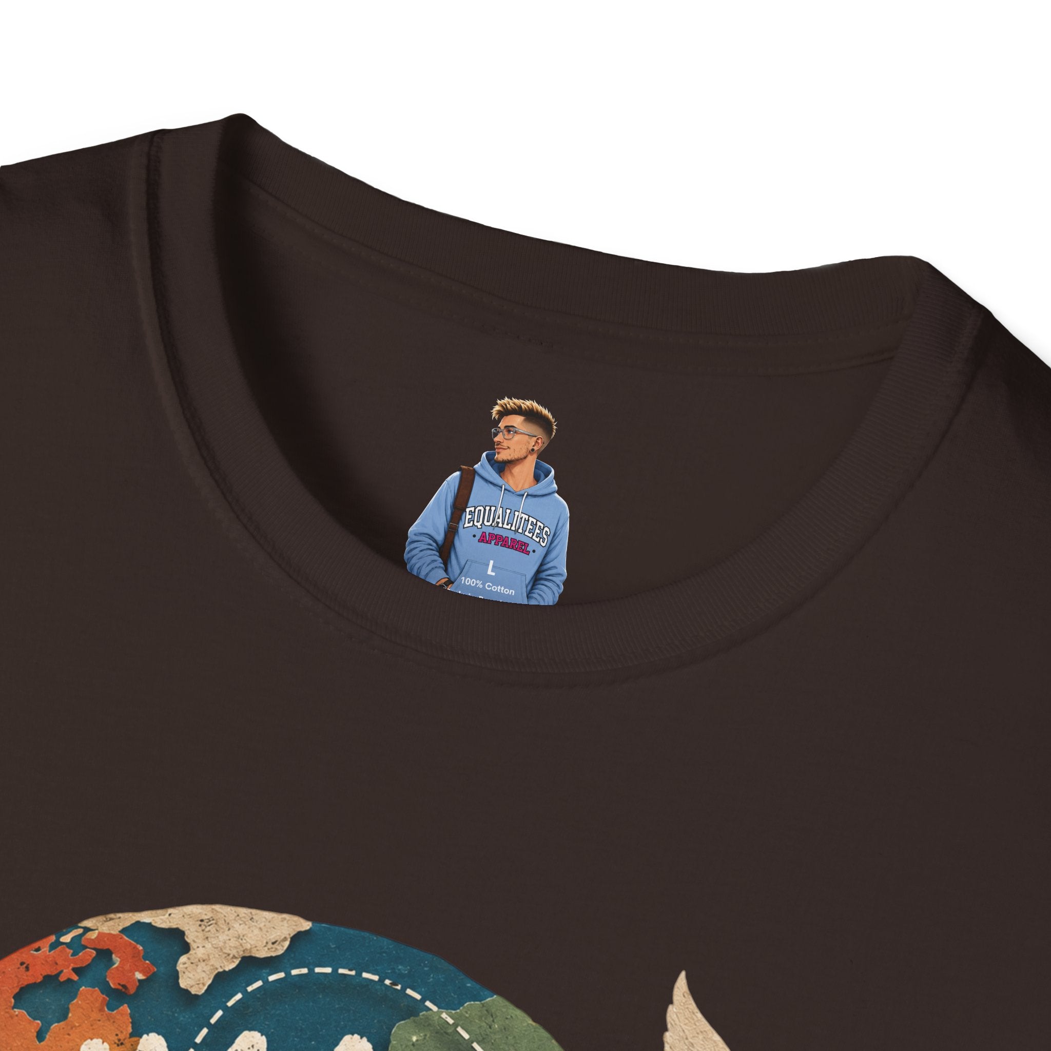 Humanity Has No Borders T-Shirt — Earth & Peace Graphic Tee