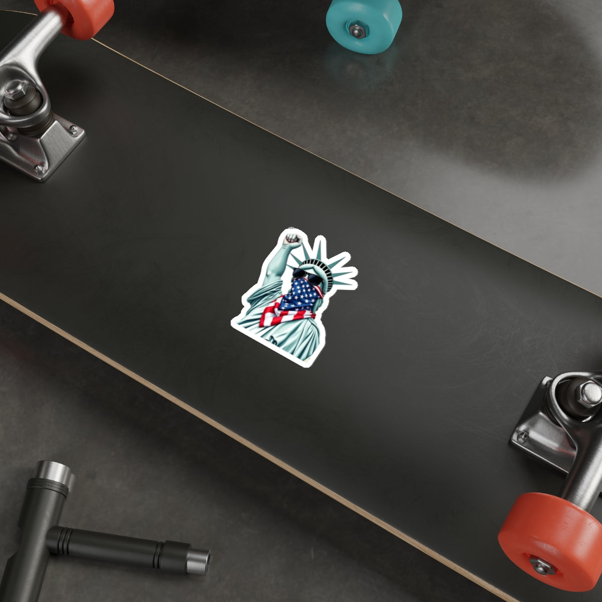 #RESIST with Lady Liberty Sticker - EqualiTees.Me