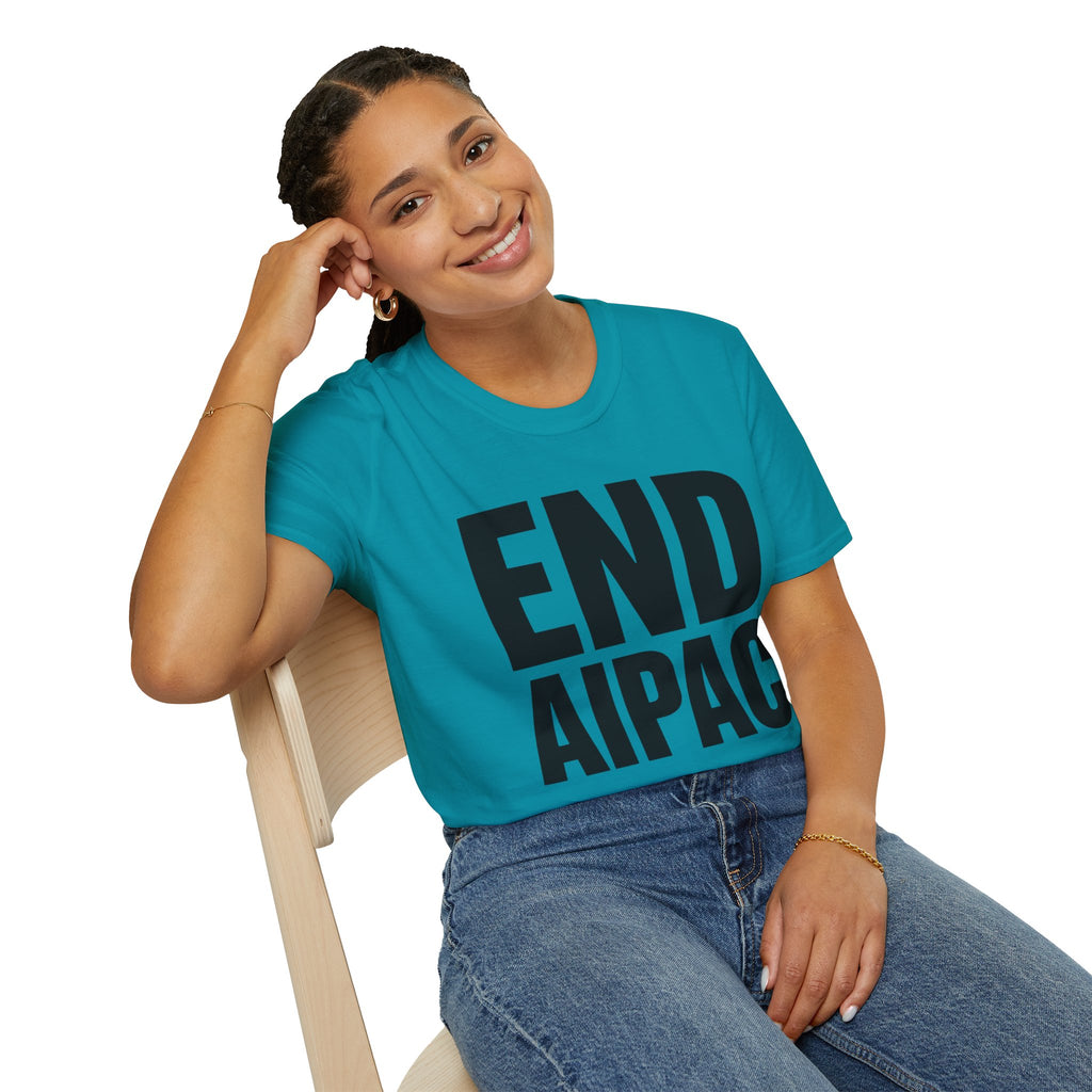 END AIPAC Bold Protest T-Shirt