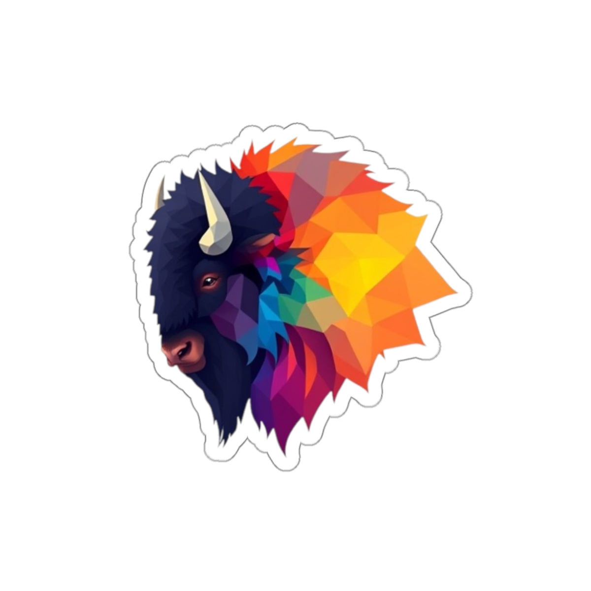 Die-Cut Stickers - Pride Bison - EqualiTees.Me