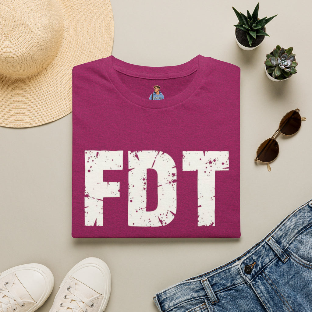 FDT Political Protest Distressed Graphic T-Shirt