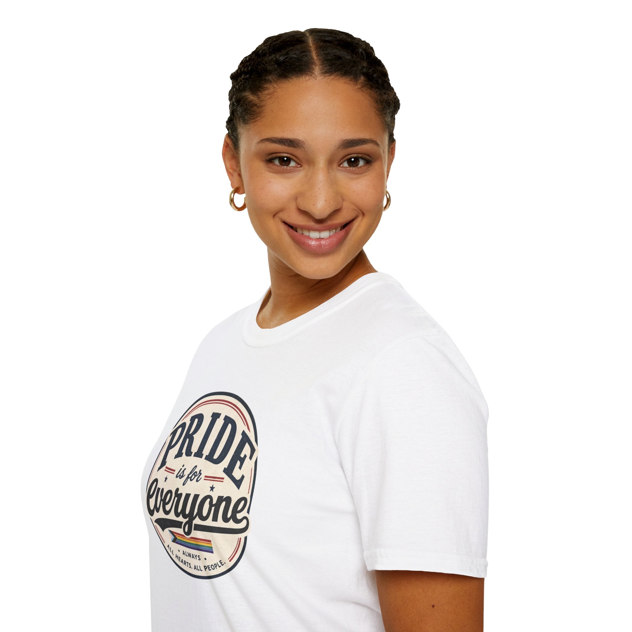 Pride Is for Everyone T-Shirt — Inclusive Retro Pride Tee