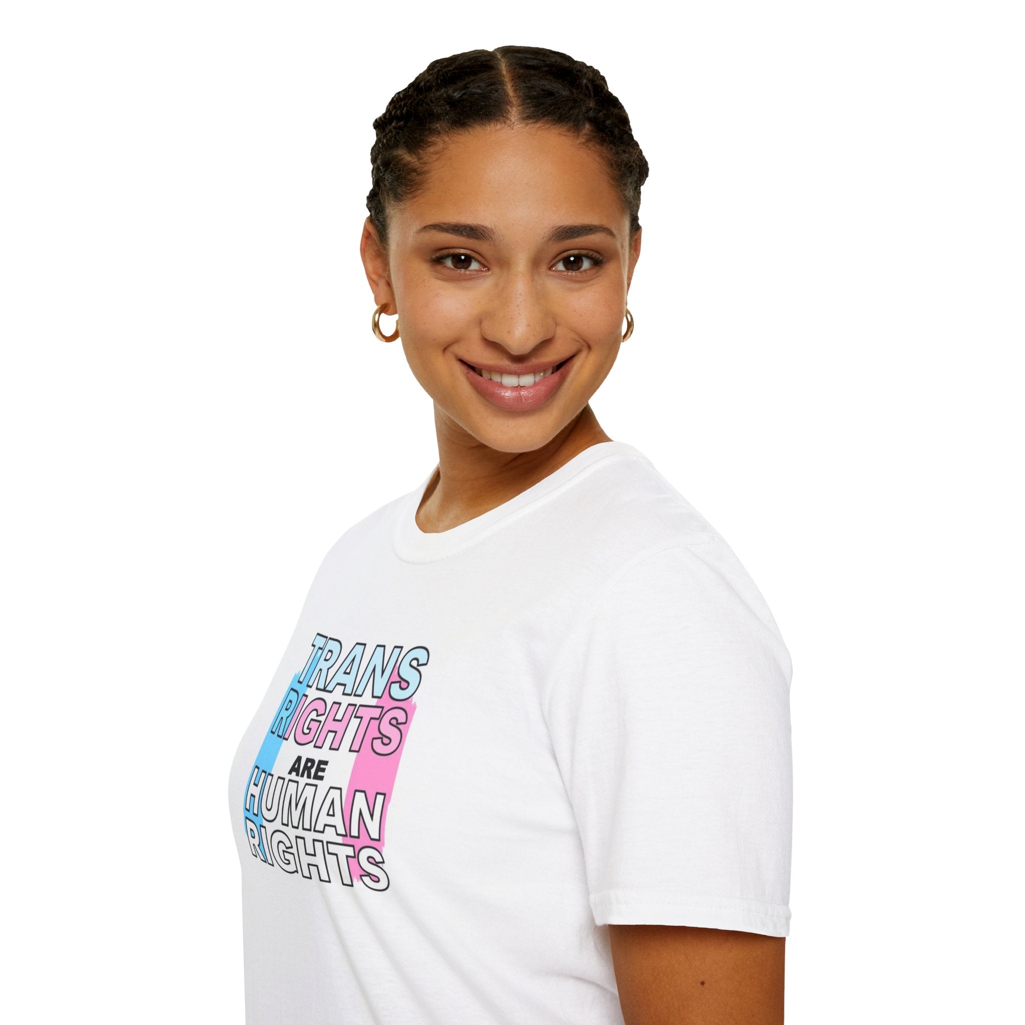 Trans Rights Unisex Softstyle T-Shirt - Support Equality & Trans Rights