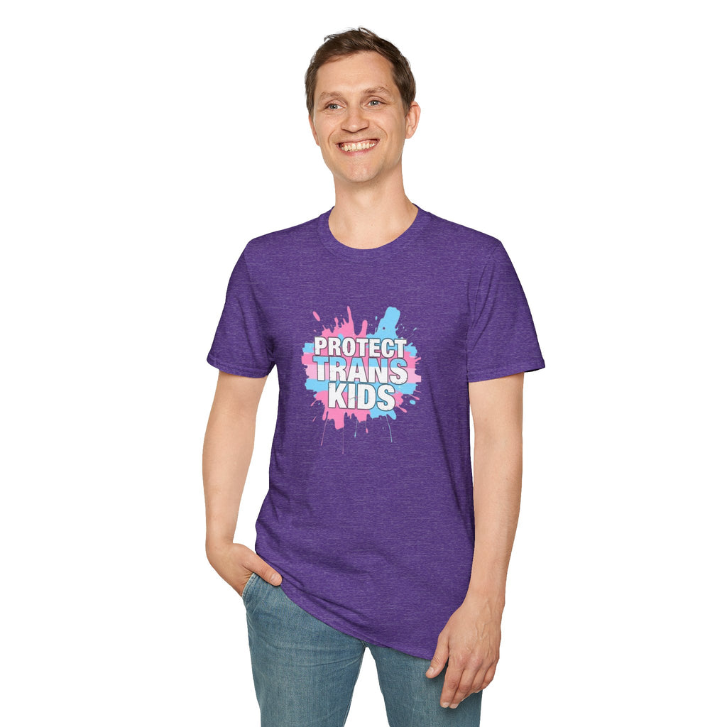 Camiseta unisex infantil "Protect Trans" - Ropa de apoyo LGBTQ+