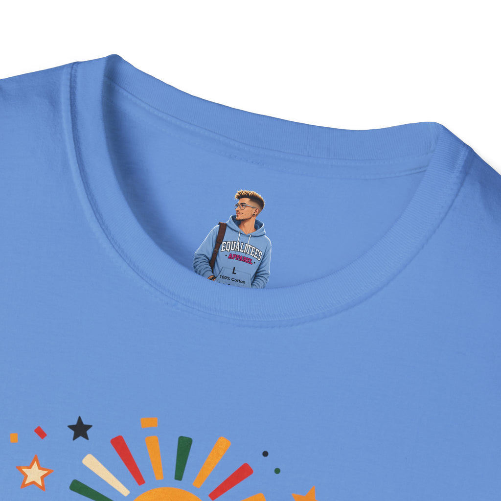 Juneteenth T-Shirt - "Happy Juneteenth" Retro Celebration Tee