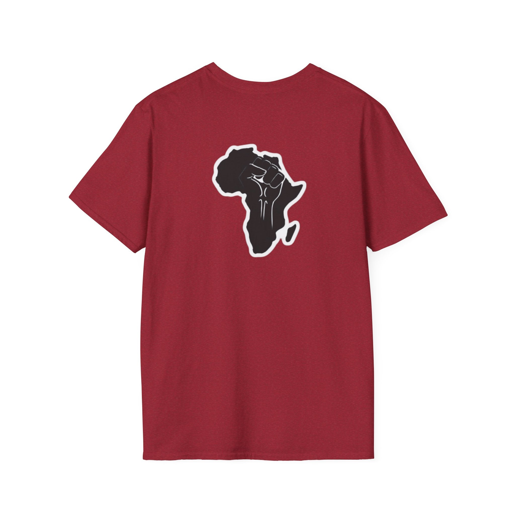 Camiseta unisex de estilo suave Unity and Heritage con corazón panafricano