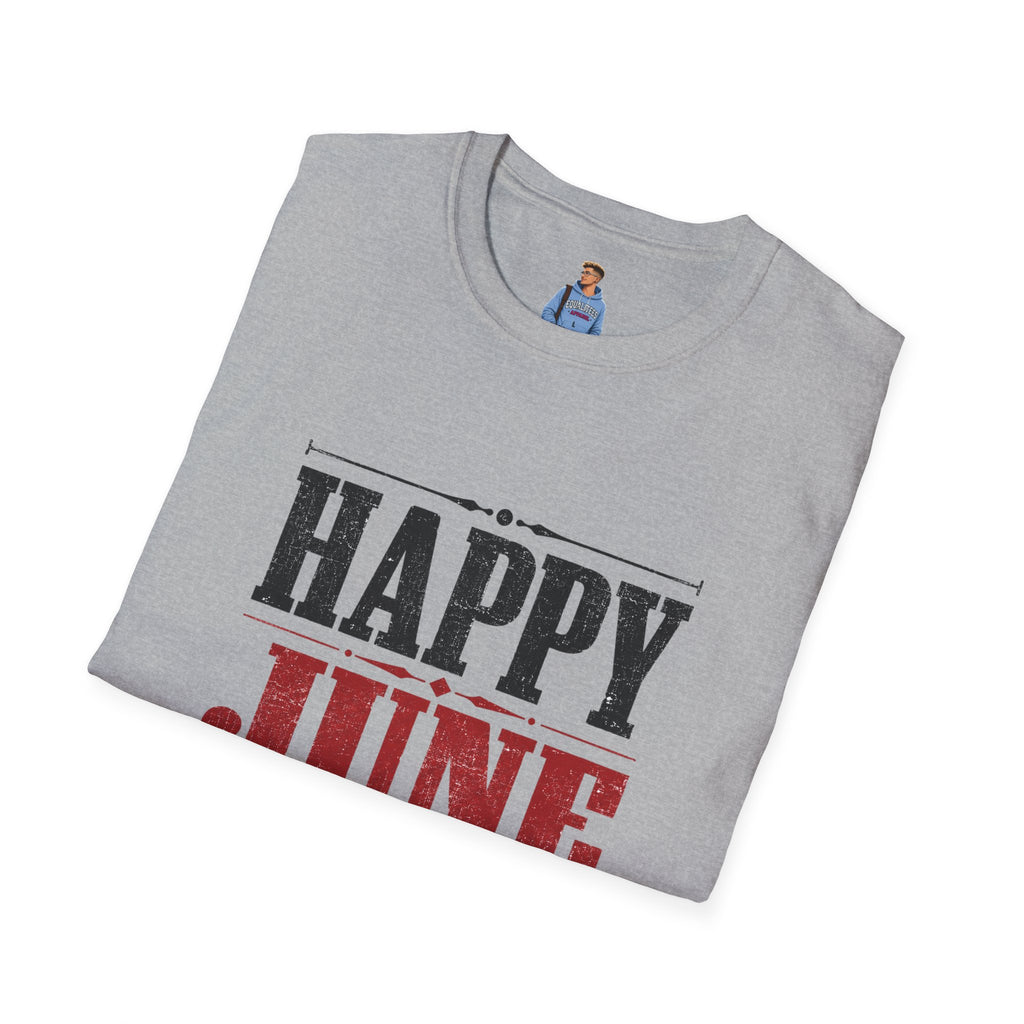 Juneteenth T-Shirt — "Happy Juneteenth" Celebration Tee