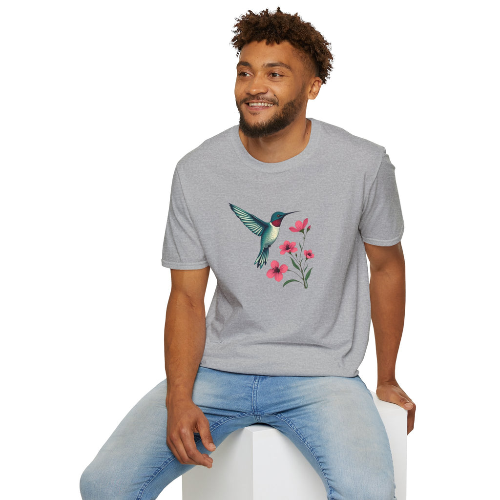 Floral Hummingbird T-Shirt