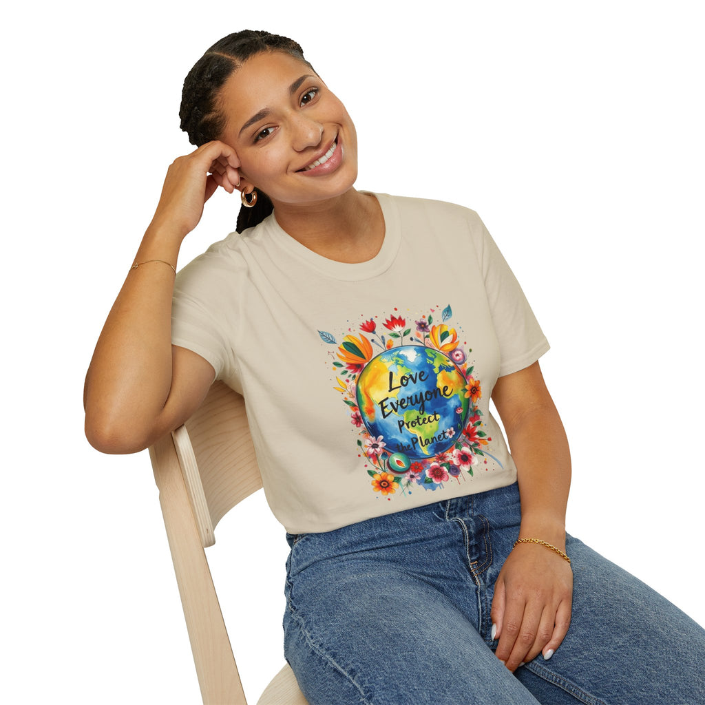 Love Everyone Protect The Planet T-Shirt