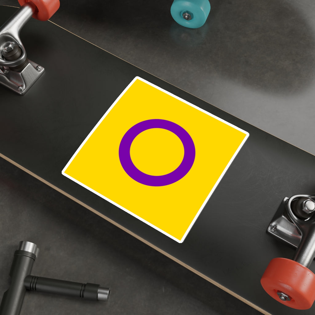Intersex Pride Flag Die-Cut Sticker - EqualiTees.Me