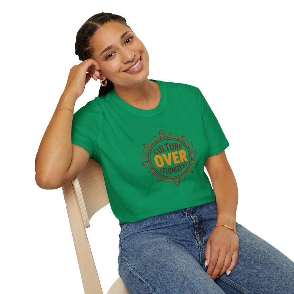 Culture Over Colonizers Unisex Softstyle T-Shirt