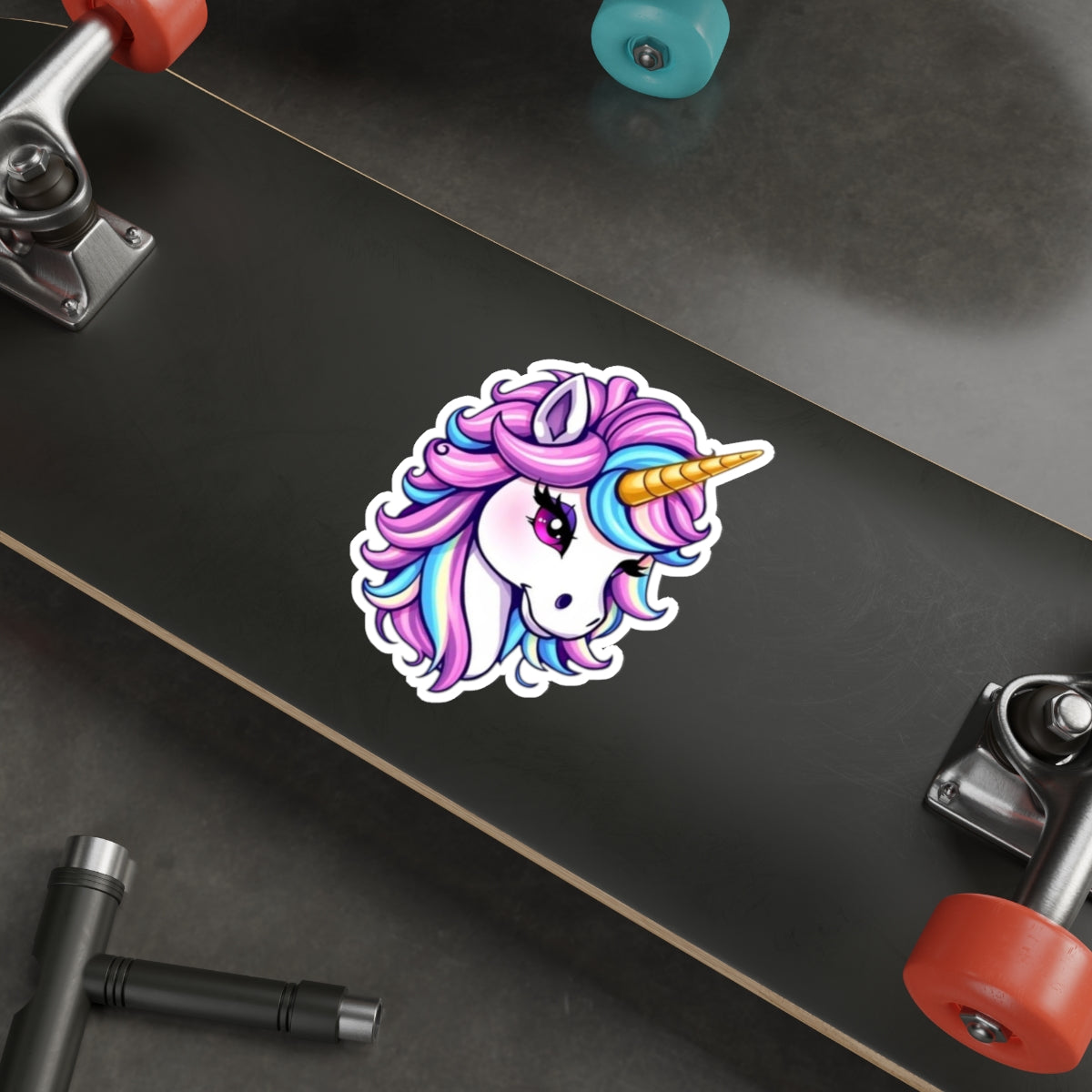 Cute Unicorn Die-Cut Sticker - EqualiTees.Me