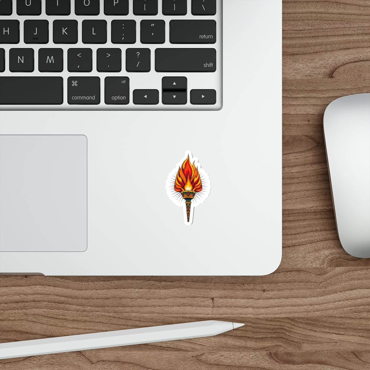 Die-Cut Stickers - Torch of Enlightenment - EqualiTees.Me
