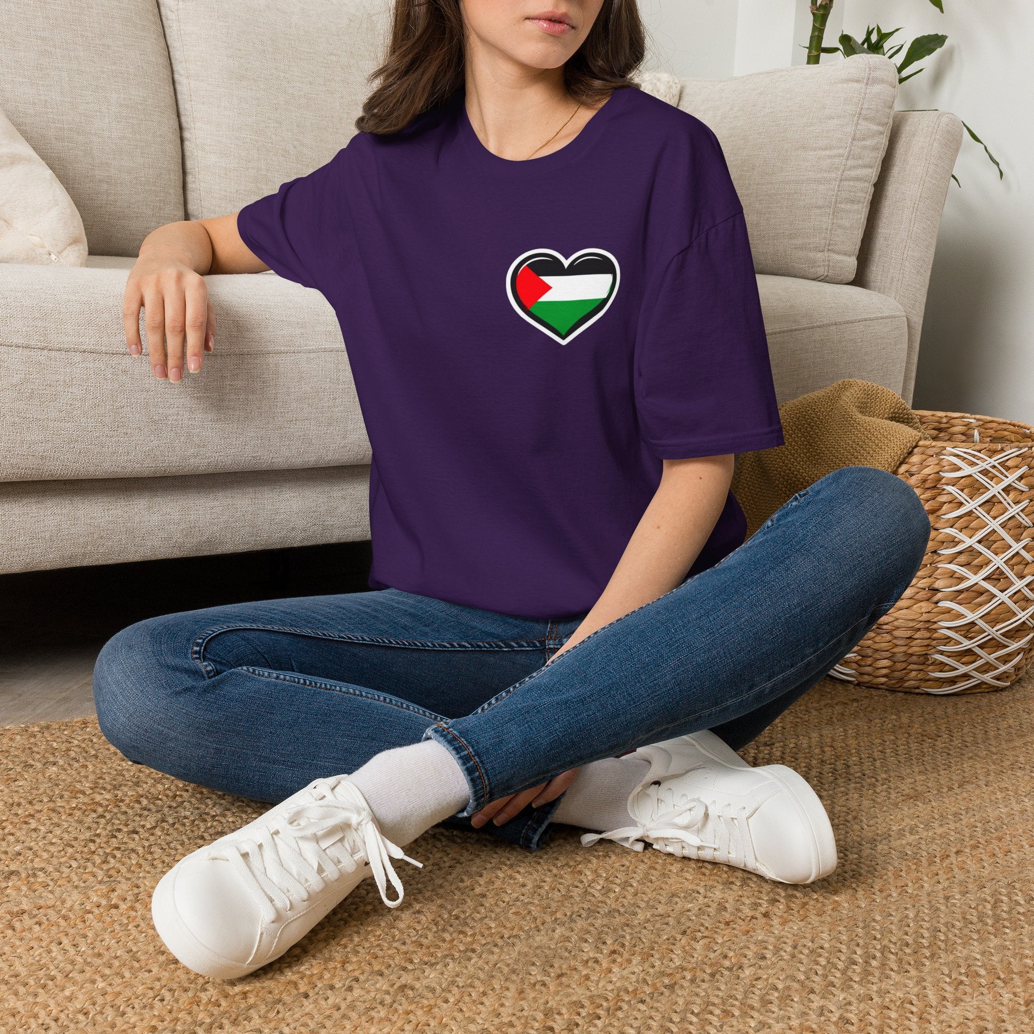 Camiseta unisex de estilo suave: "Apoya a Gaza y todos somos Palestina".