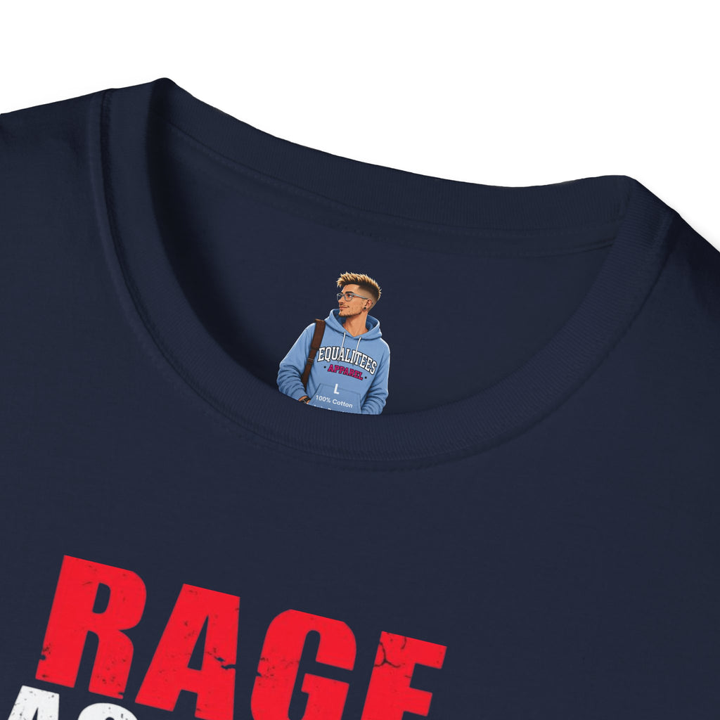 Camiseta unisex Softstyle - Camiseta gráfica "Rage Against the BS"