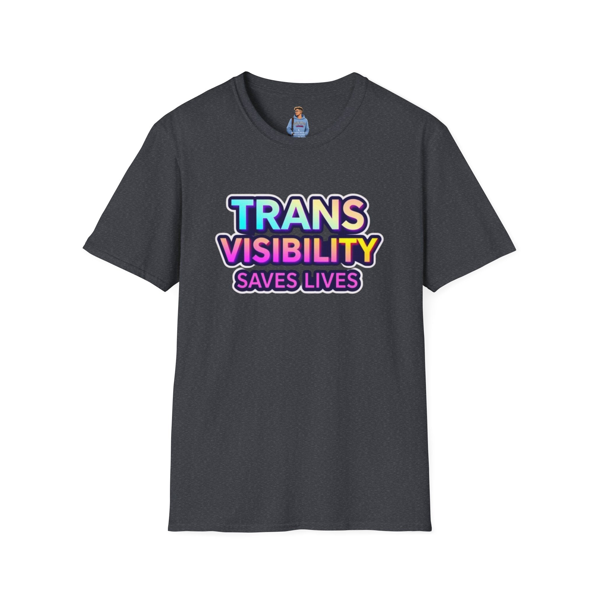 Trans Visibility Saves Lives Statement T-shirt