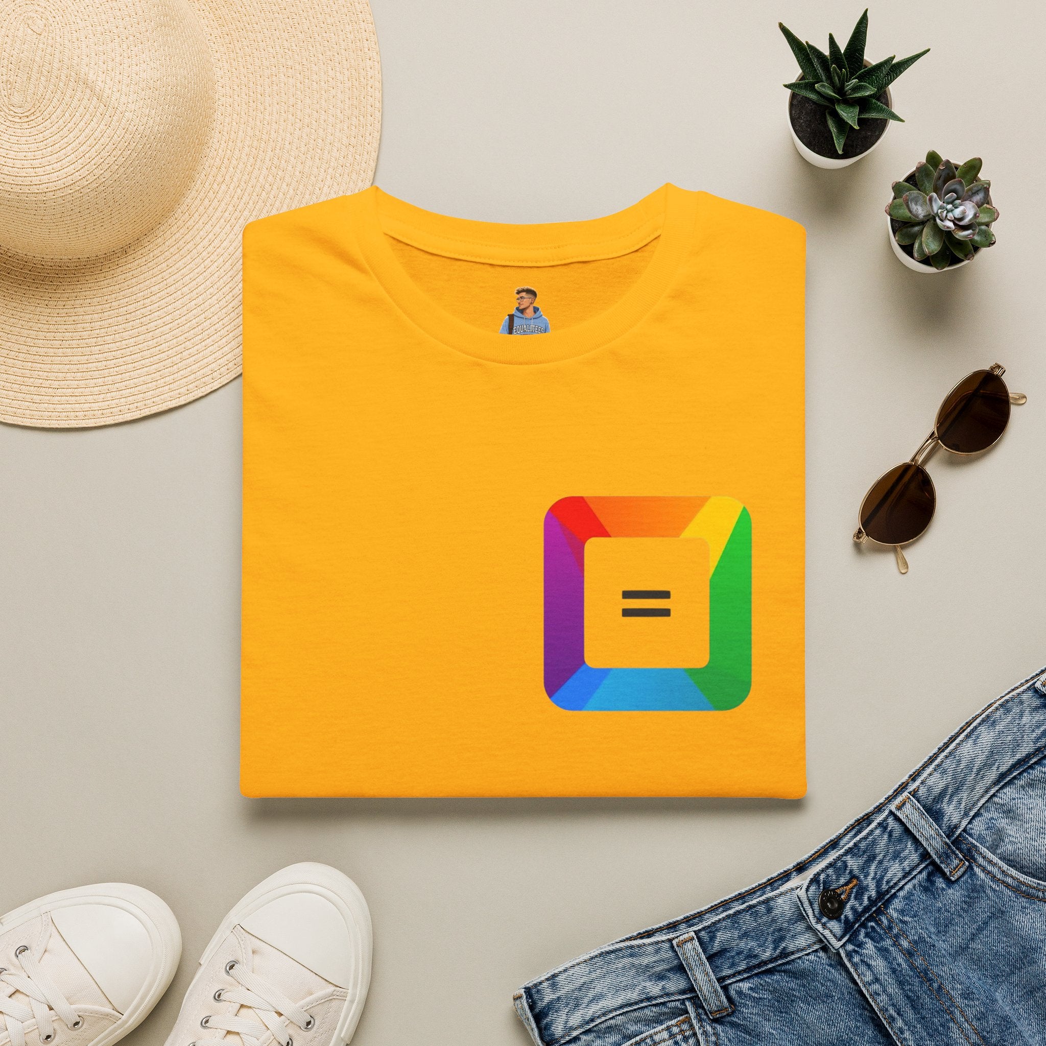 Pride-Theme Unisex Softstyle T-Shirt - "True freedom is Equality for ALL"