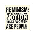 Die-Cut Stickers - FEMINISM: THE RADICAL NOTION THAT WOMEN ARE PEOPLE - EqualiTees.Me