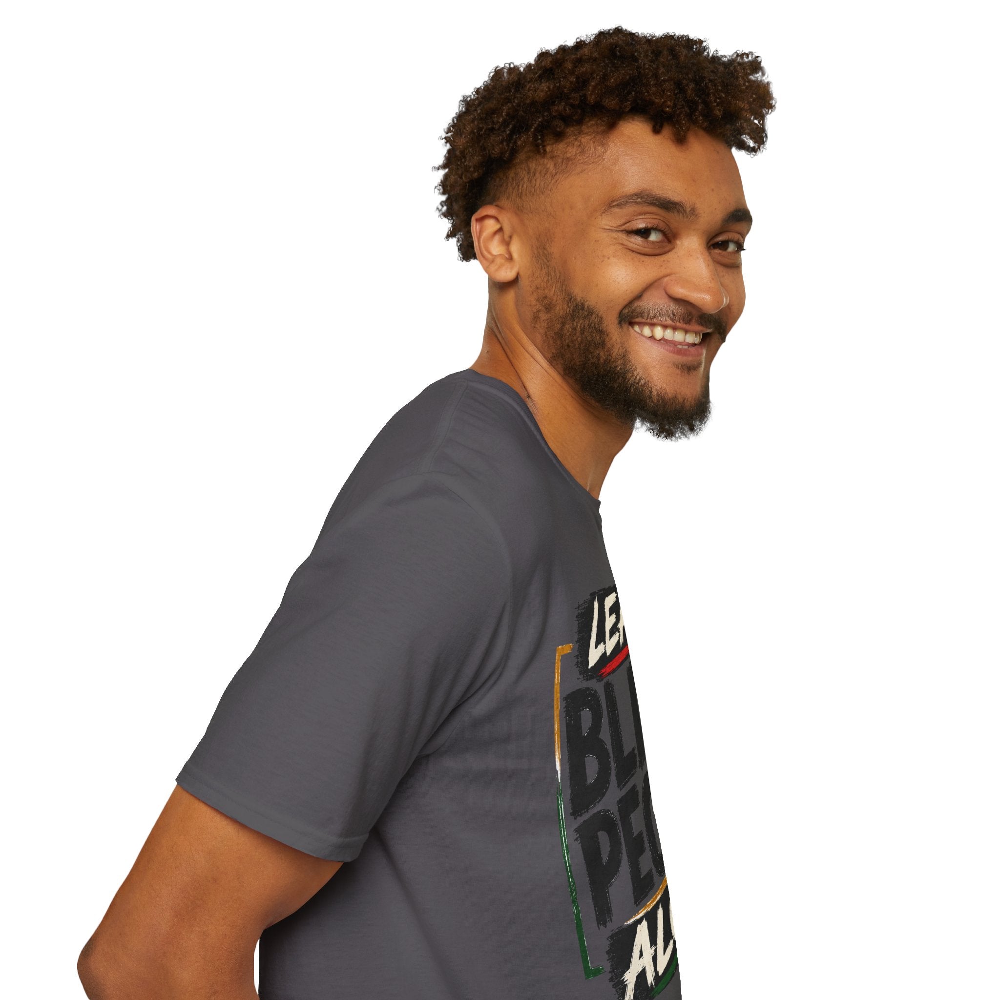 T-Shirt — "Leave Black People Alone" Social Justice Statement Tee