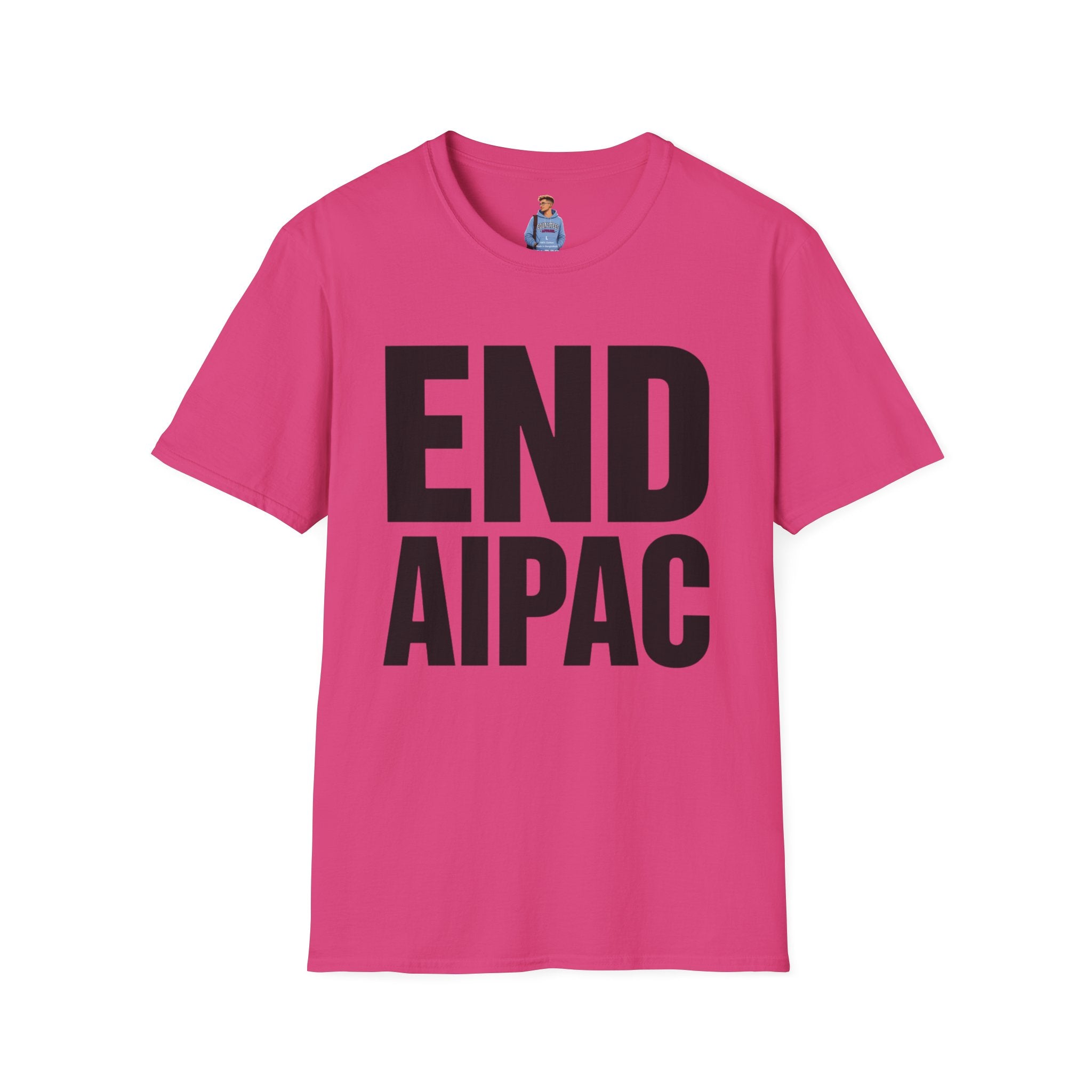 END AIPAC Bold Protest T-Shirt