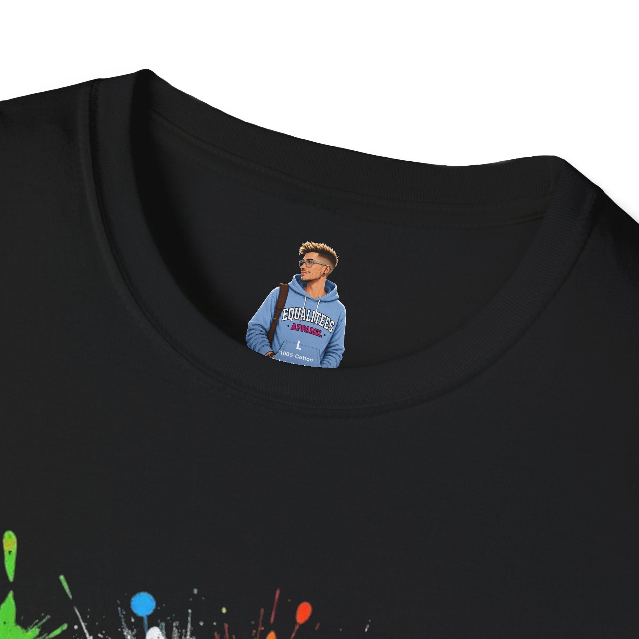 Bold Rainbow WTF Color Splash T-Shirt